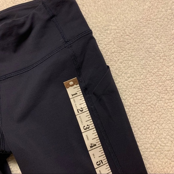 Lululemon Pace Rival Crop Leggings Midnight Navy Blue - Picture 13 of 14